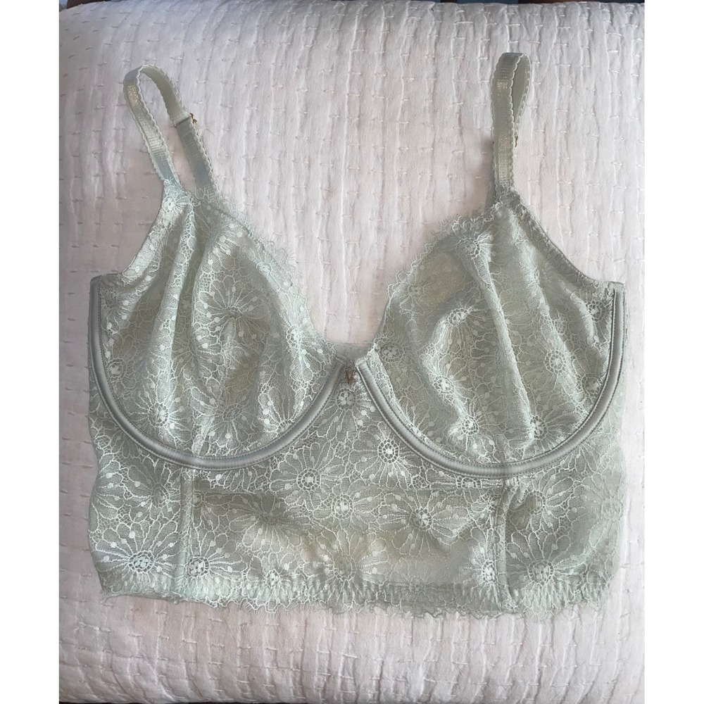 Victoria's Secret Demi Unlined Long Line Corset Bra